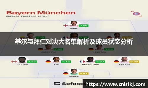 基尔与拜仁对决大名单解析及球员状态分析